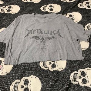 Metallica Gray Graphic Tee